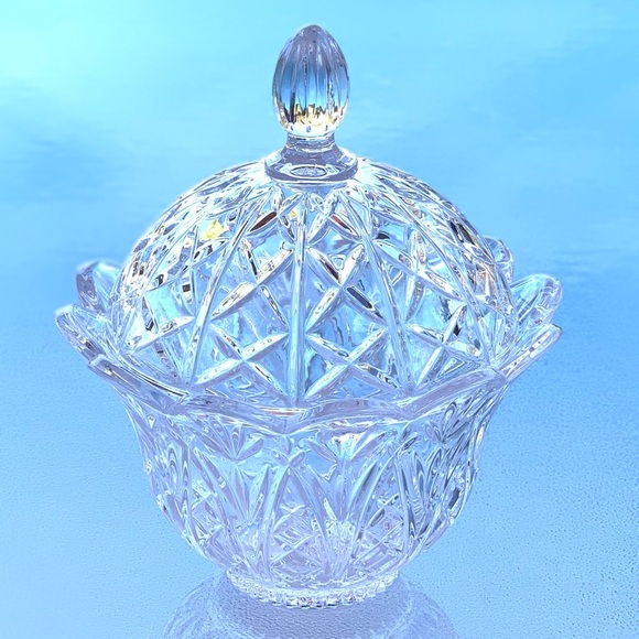 Other - Lidded Crystal Candy Dish